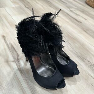 Enzo Feather heels